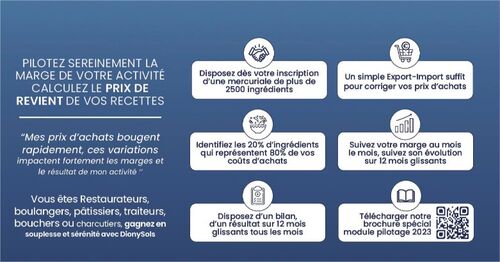 Les 5 leviers de bonne gestion restauration & des métiers de bouches