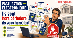 Facturation électronique: ils sont hors périmètre, ils vous harcèlent Facturation électronique: ils sont hors périmètre, ils vous harcèlent